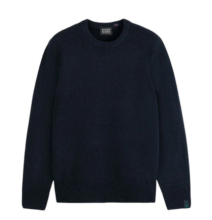 Scotch & Soda Navy Blue Soft Knit