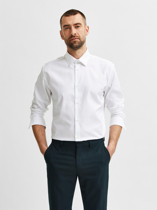 mens white dress shirt