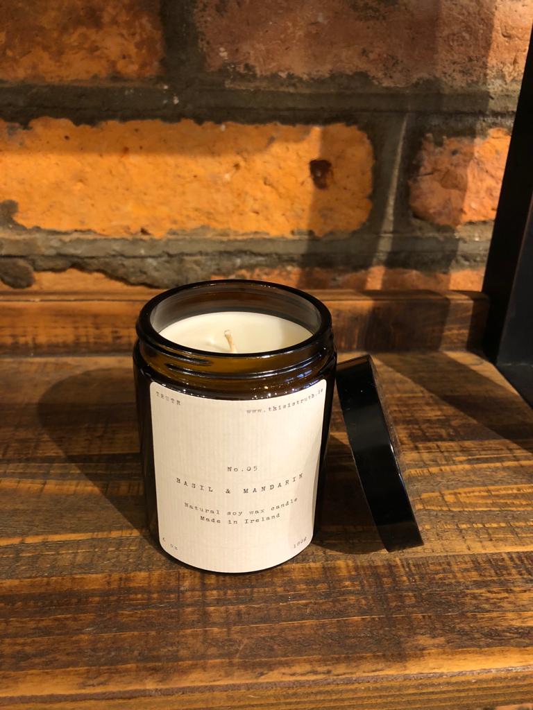 natural soy wax candle