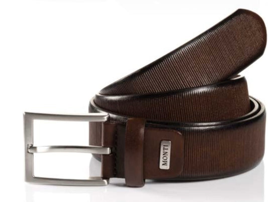brown leather belt 